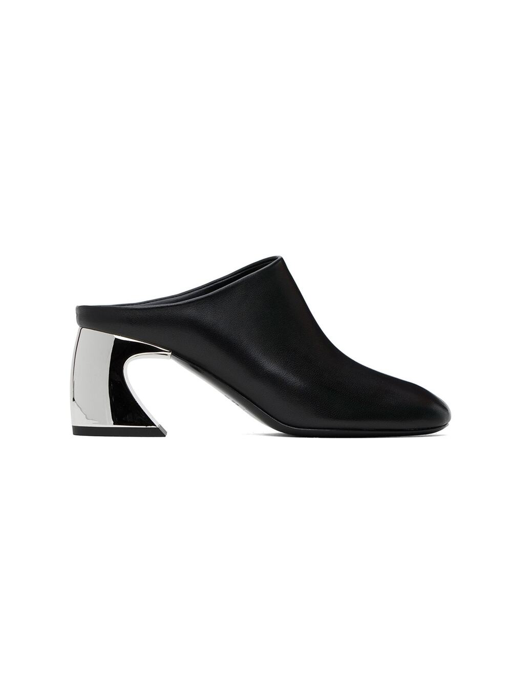 3.1 Phillip Lim Sculptural Black Id Mules Size 39 EU